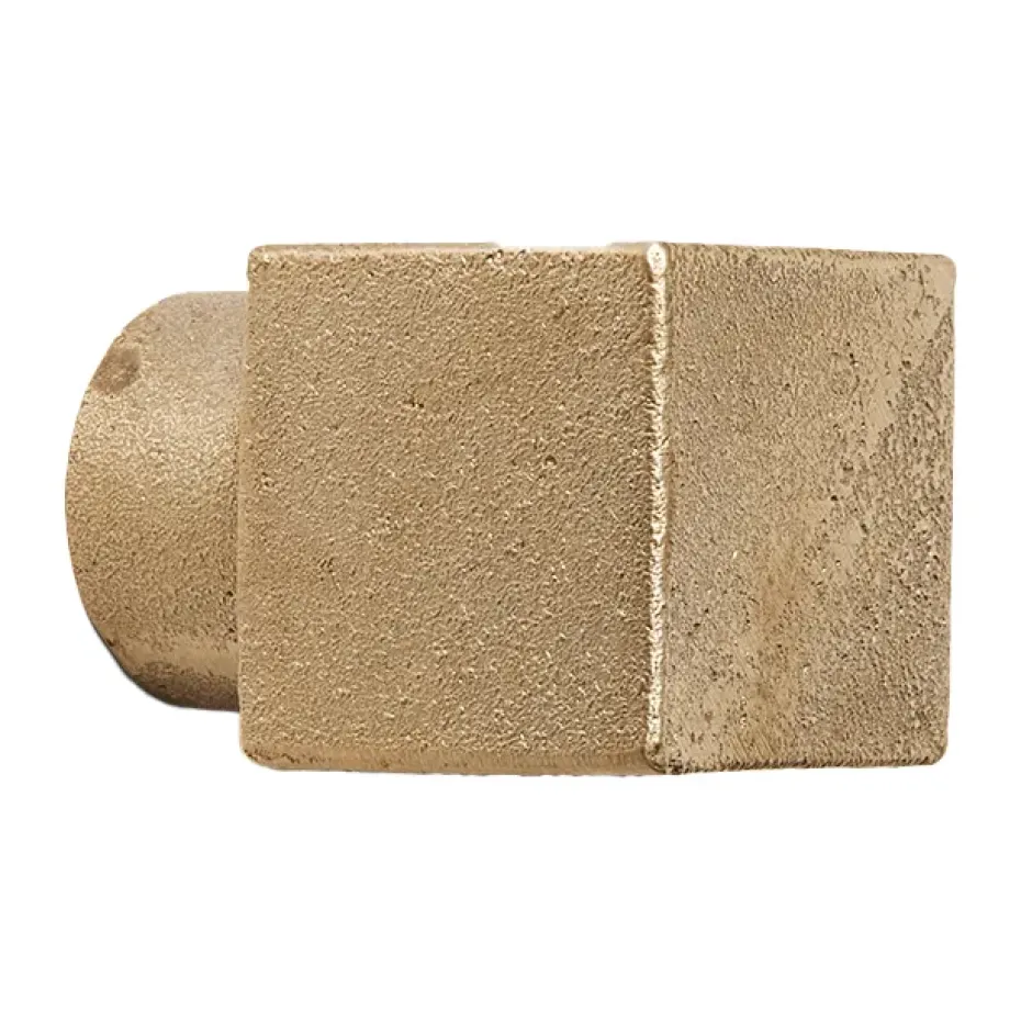 Gancho Square small, Casted brass
