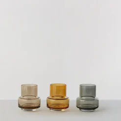 Hurricane tealight no. 25, Smoked grey
