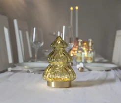 Iluminación navideña de mesa Abete 18 cm, Verde