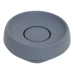 Jabonera con drenaje oculto silicona medium, Grafito