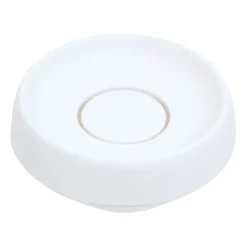 Jabonera con drenaje oculto silicona medium, blanco