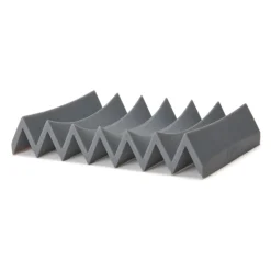 Jabonera Zigzag, gris