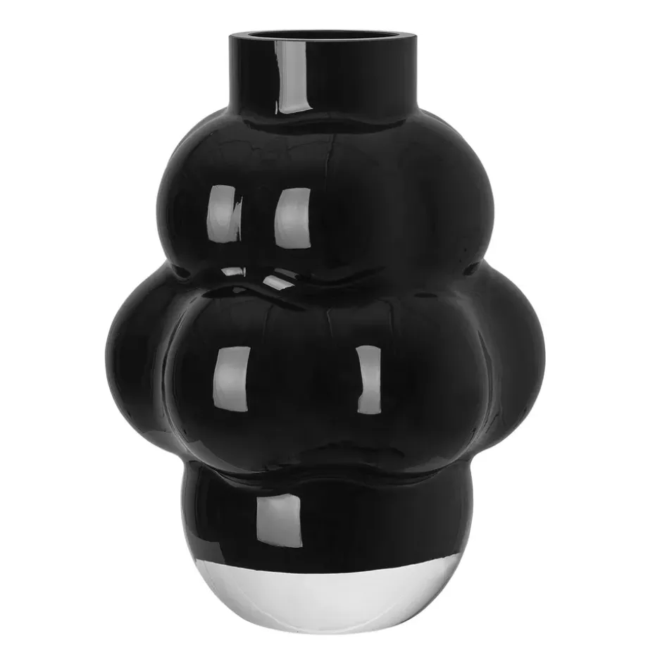 Jarrón 04 Balloon 32 cm, negro