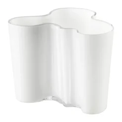 Jarrón Alvar Aalto opal (blanco), 120 mm