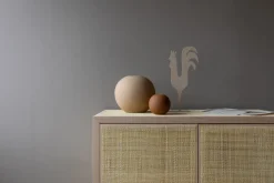 Jarrón Ball coconut, 10 cm
