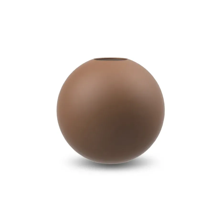Jarrón Ball coconut, 8 cm