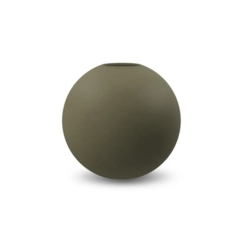 Jarrón Ball olive, 8 cm