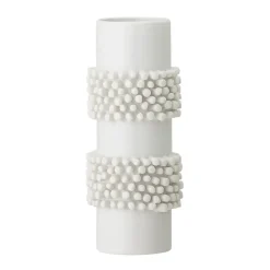 Jarrón Bloomingville 20,5 cm, blanco