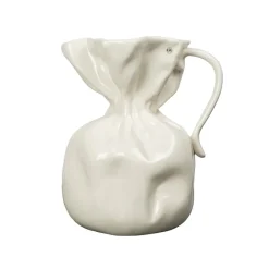 Jarrón Crumple, Blanco