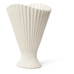 Jarrón Fountain 30,5 cm, off white