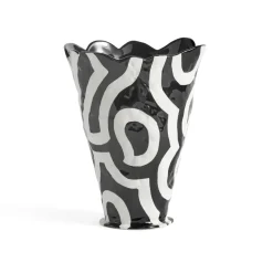 Jarrón Jessica Hans Shadow 25 cm, negro-blanco