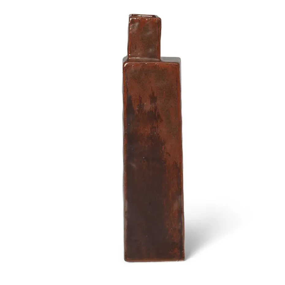 Jarrón Koa H40, Red brown