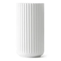 Jarrón Lyngby, blanco, 20 cm