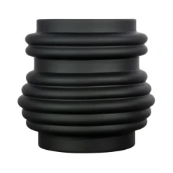 Jarrón Mila 25 cm, negro