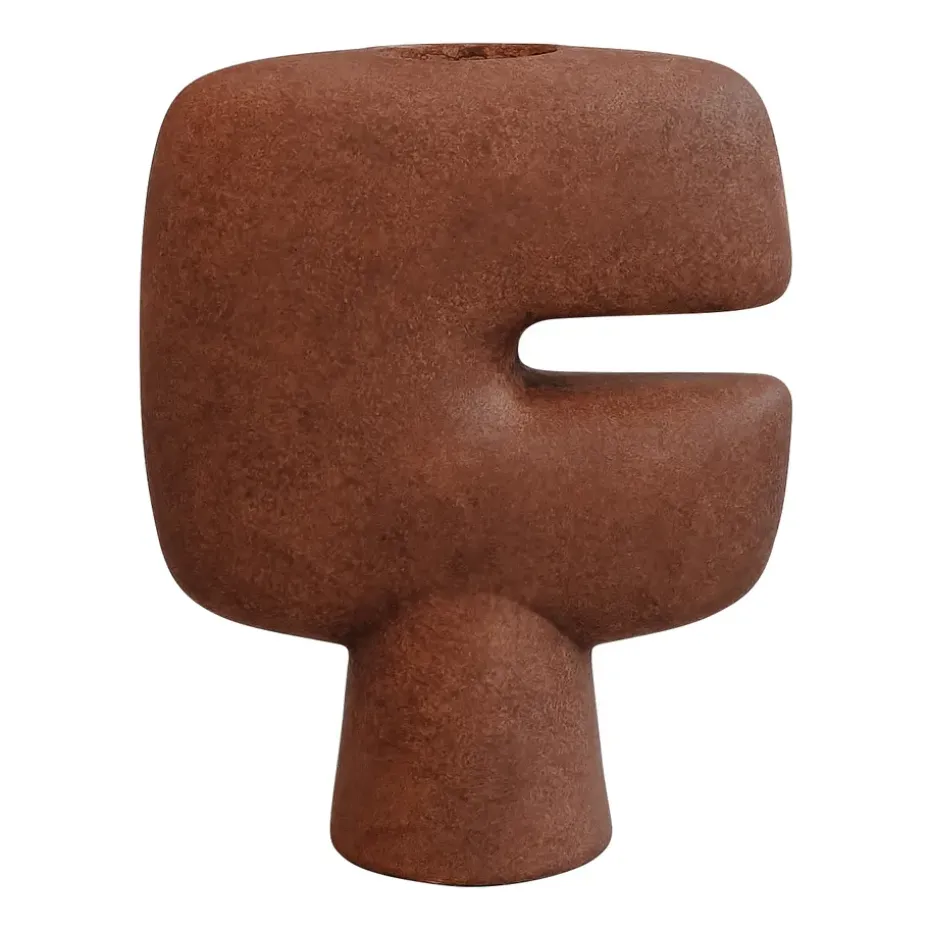 Jarrón mini Tribal, Terracota
