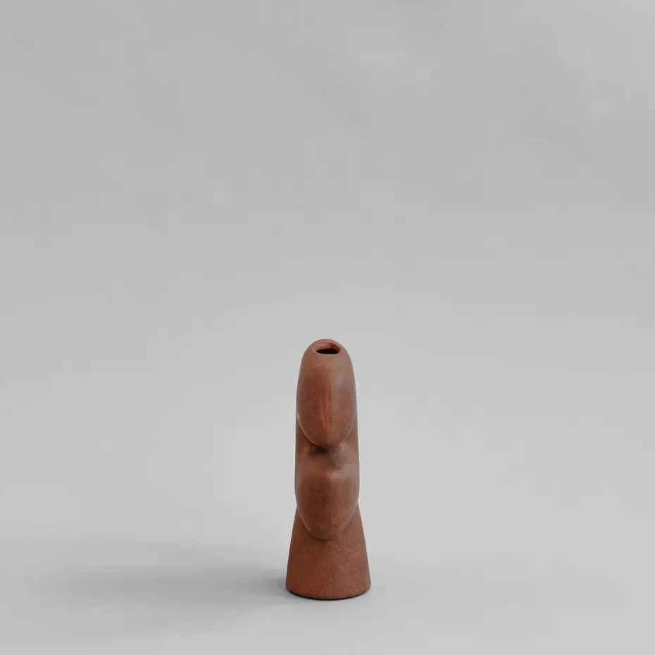 Jarrón mini Tribal, Terracota