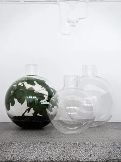 Jarrón Pallo, transparente 37 cm