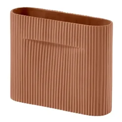 Jarrón Ridge 16,5 cm, Terracota