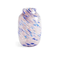 Jarrón Splash Round L, 30 cm Light pink-blue