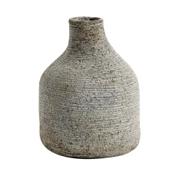 Jarrón Stain pequeño, gris-marrón