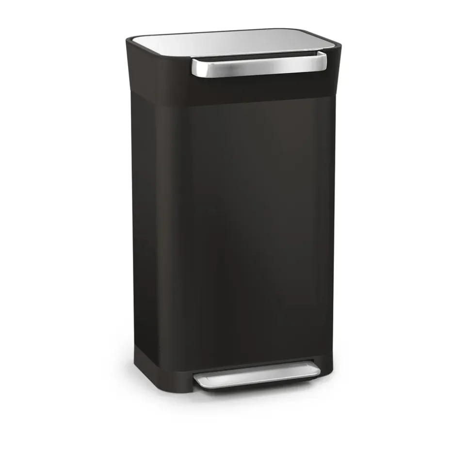 Joseph Joseph Titan compactador de basura pedal 30 L, Carbon black