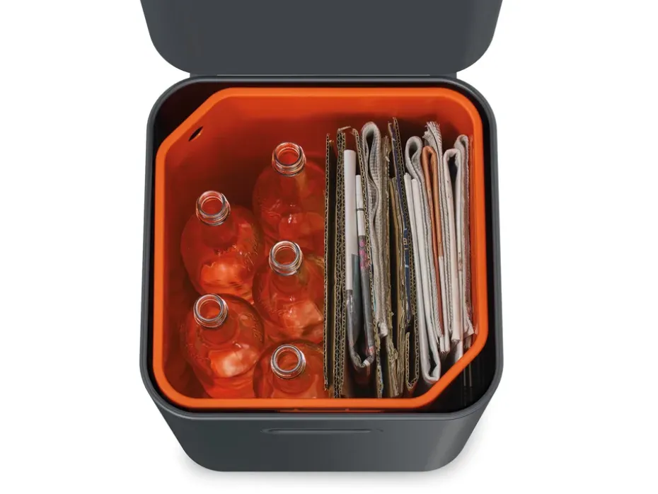 Joseph Joseph Totem Compact cubo de basura 40 L, Graphite