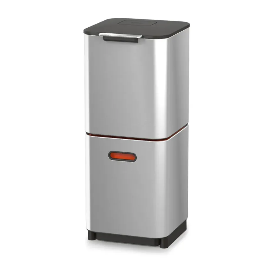 Joseph Joseph Totem Compact cubo de basura 40 L, Stainless steel