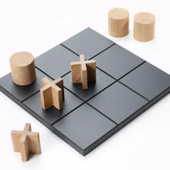 Juego Play, Negro-piezas de juego en roble blanco aceitado