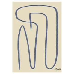 Lámina Different Ways azul, 50x70 cm