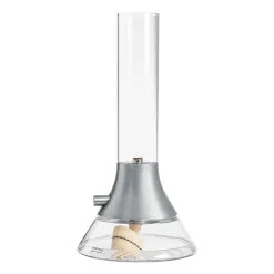Lámpara de parafina Fyr 31 cm, Transparente-plata