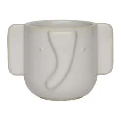 Maceta Elephant Ø9,6 cm, Offwhite