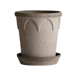 Maceta Elizabeth Ø12 cm, Grey