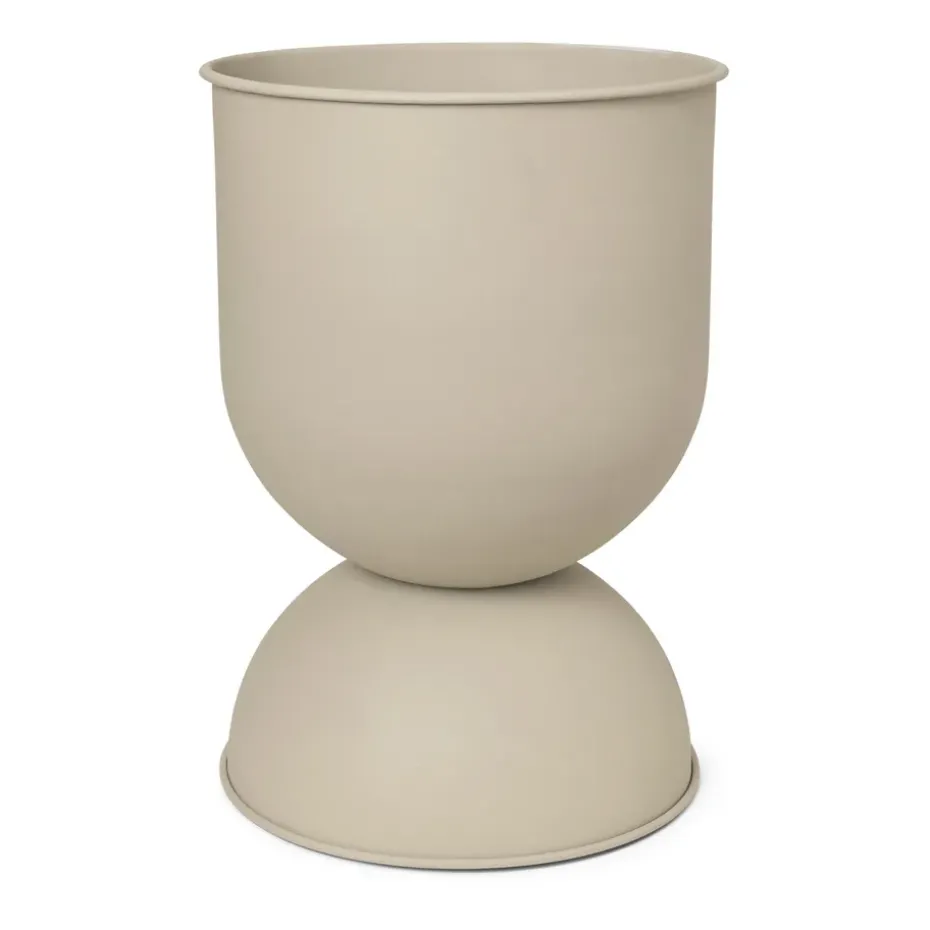 Maceta Hourglass mediana Ø40 cm, Cashmere