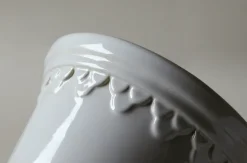 Maceta Københavner esmaltada Ø10 cm, Mineral White