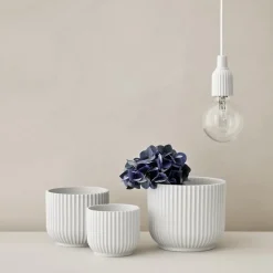 Maceta Lyngby, blanco, Ø14,5 cm
