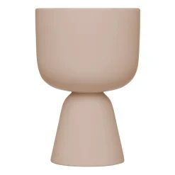 Maceta Nappula Ø15,5 cm altura 23 cm, Beige
