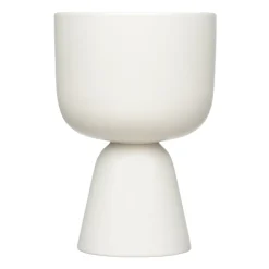 Maceta Nappula Ø15,5 cm altura 23 cm, blanco
