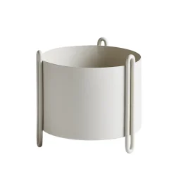 Maceta Pidestall S Ø15 cm, gris