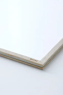 Marco de fresno Moebe A4 23,4x31,7 cm, Transparent, Wood, Black