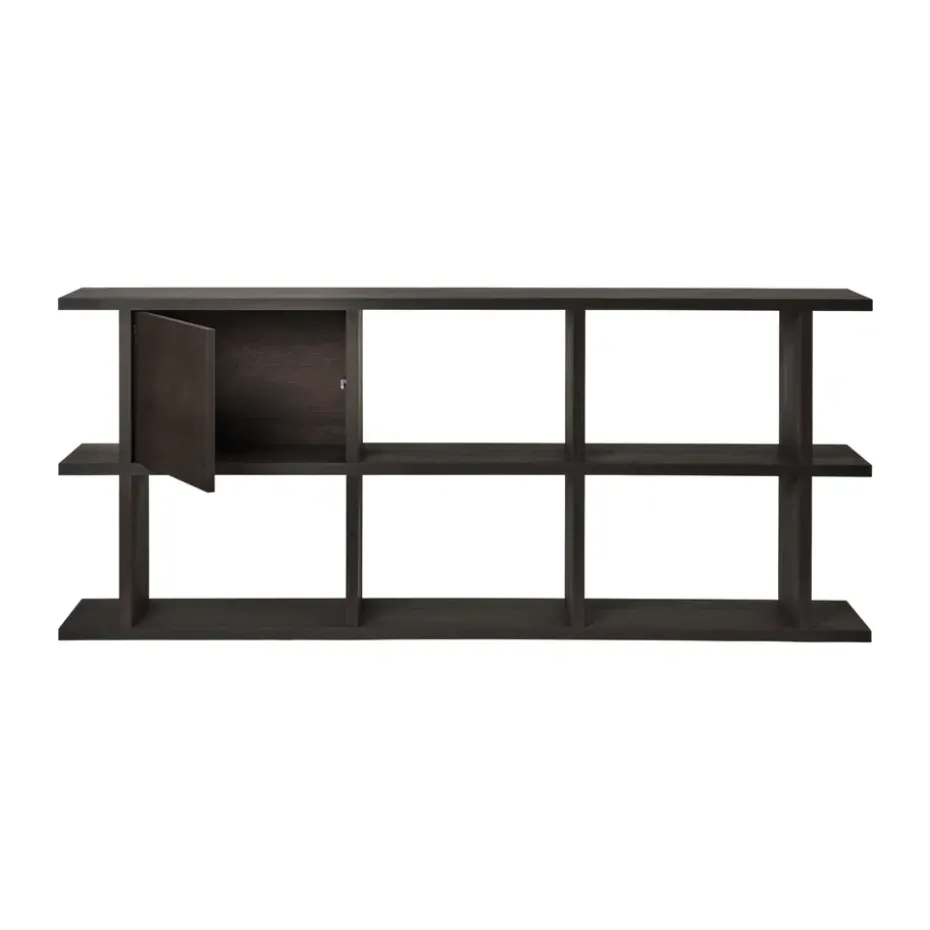 Módulo de estantería de armario Kona, Dark Stained