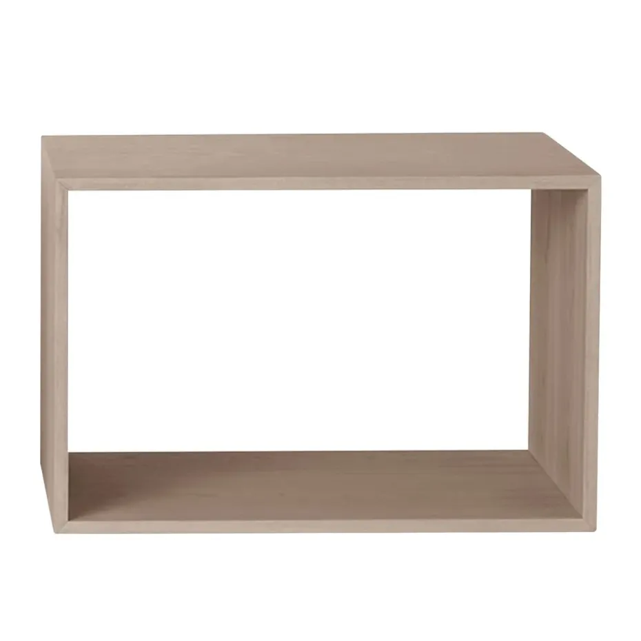 Módulo de estantería Stacked 2.0 abierto, large, roble