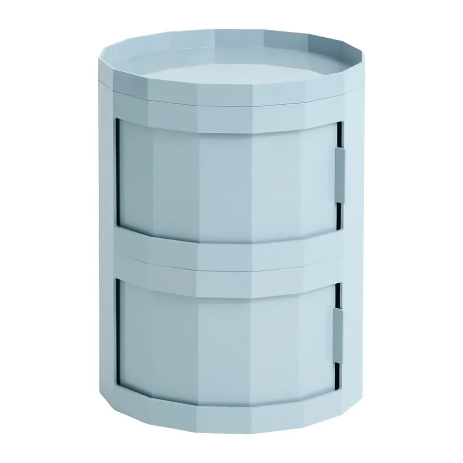 Mesa auxiliar Facet Cabinet 20, Misty blue