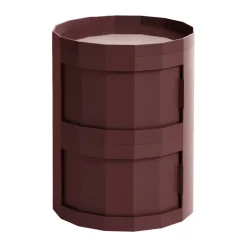 Mesa auxiliar Facet Cabinet 20, Burgundy