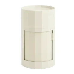 Mesa auxiliar Facet Cabinet 101, Eggshell