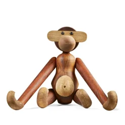 Mono de madera mediano, Teca-madera de limba