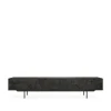 Mueble multimedia Graphic, Black 242 cm