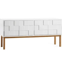 Mueble TV con patas Collect 2010, patas de roble