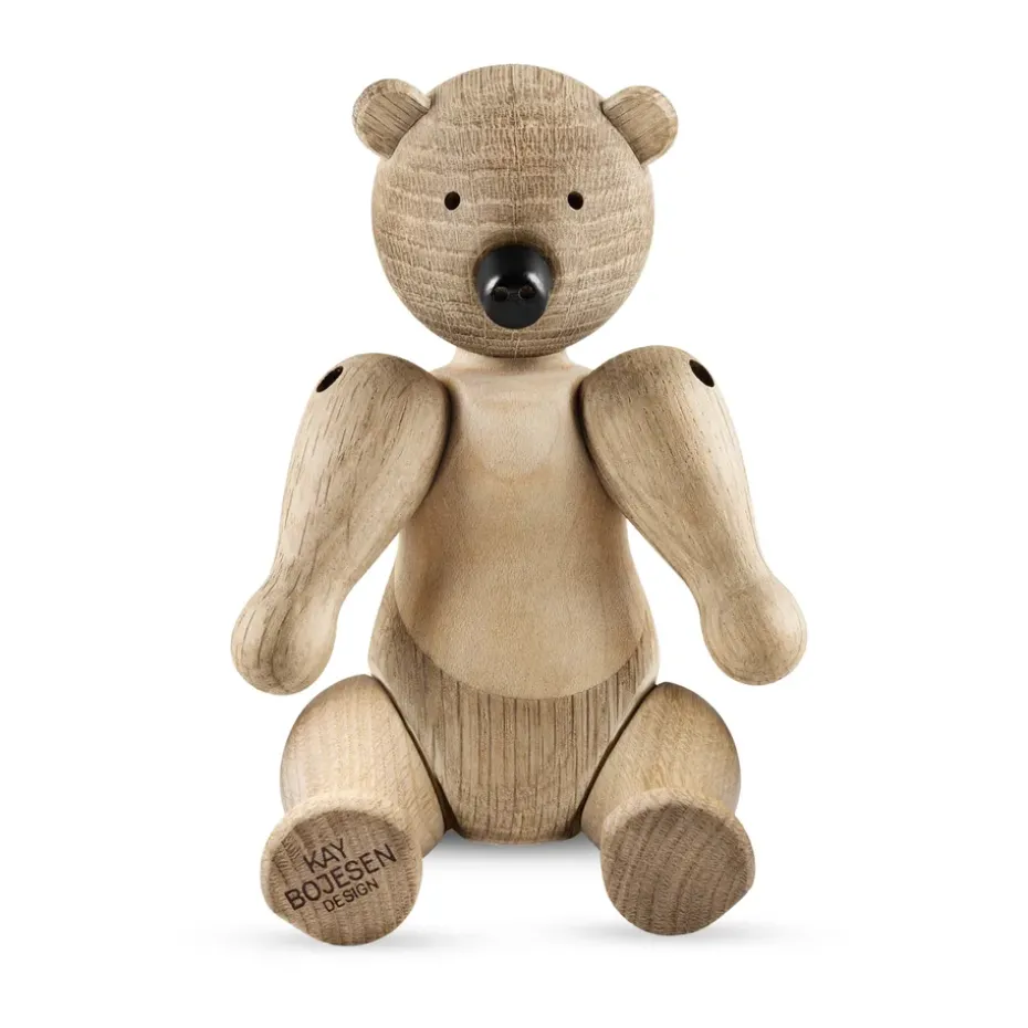 Oso de madera Liliput Kay Bojesen, Roble natural, arce natural