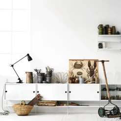 Panel de pared String, Beige, 50x20 cm, paquete de 2