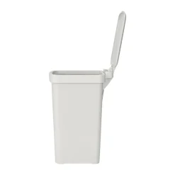 Papelera con pedal StepUp de 10 L, Gris claro